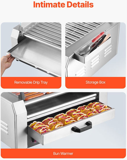Vevor Elektrisches Grill 2400W Gray
