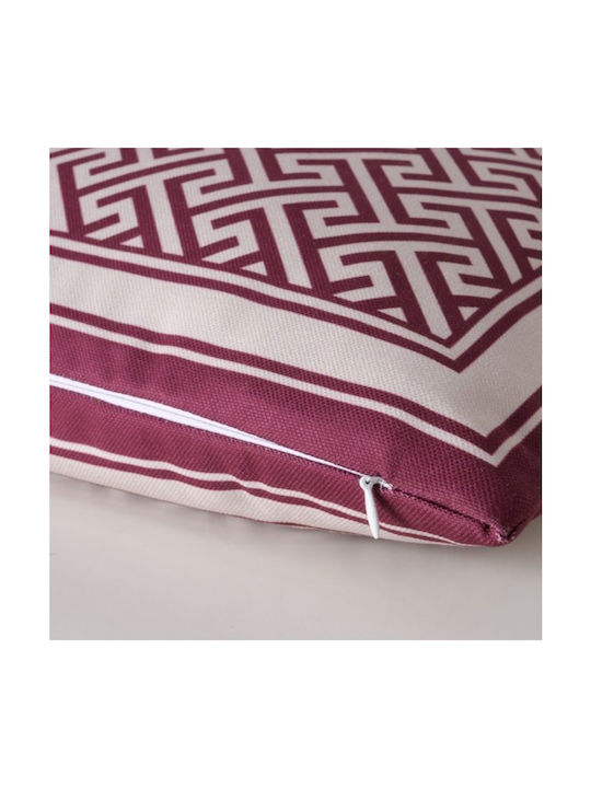 Boltze Sofa-Kissen Palazzo Burgundy, Ecru 45x45cm.