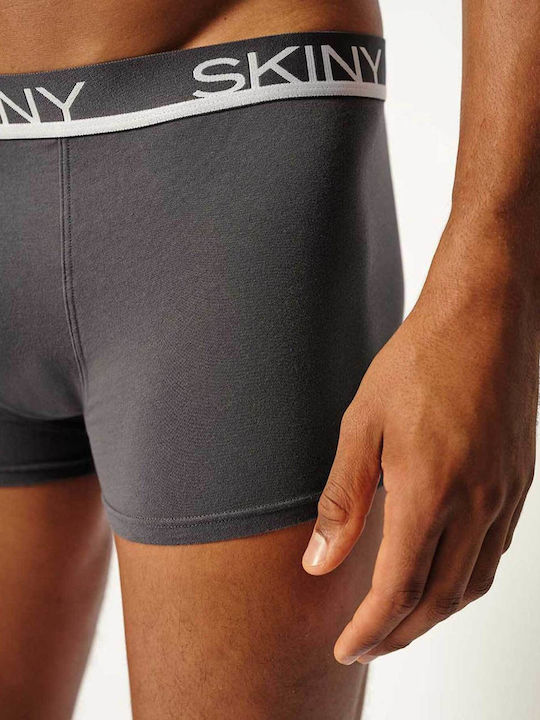Herren Boxershorts Black/Blue/Grey 3Packung