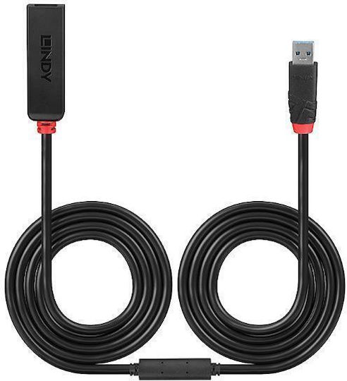 Lindy Regular USB 2.0 to micro USB Cable Μαύρο 3m 43400 1τμχ