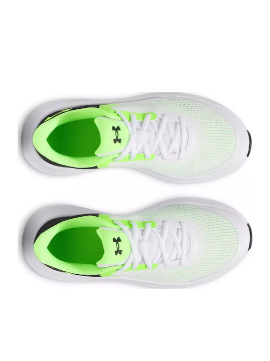 Ua Bgs Rogue 5 Kids Sports Shoes Running with Laces White