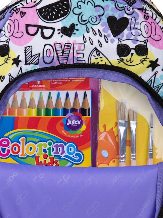 Coolpack Toby Σχολική Τσάντα Πλάτης Νηπιαγωγείου Πολύχρωμη 10lt 26 x 12 x 35εκ