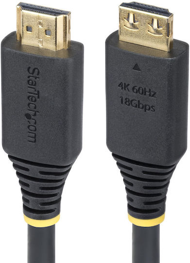 StarTech HDMI 2.0 Premium High Speed 4K 60Hz HDR Cable HDMI male - HDMI male 1m Μαύρο