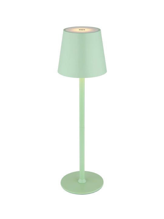 Globo Lighting Настолна лампа LED с Зелен Абажур и Основа