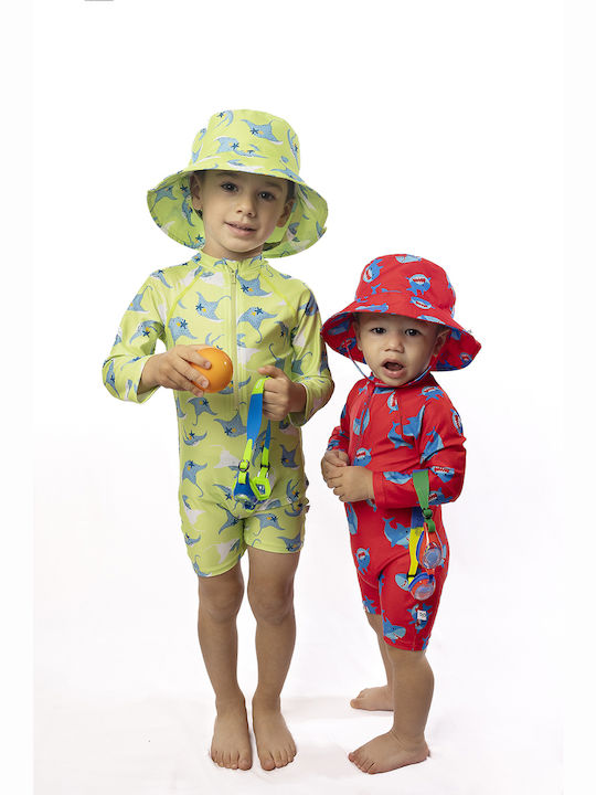 Zoocchini Kids Swimwear Long Sleeve One-piece Shark