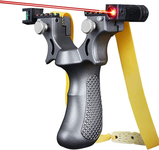 Laser Slingshot Package 100 Metal Balls 10 Mm 11.5 Cm A Handle Silver
