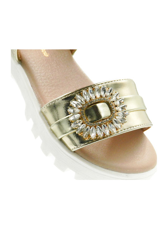 Kinder Sandalen Gold