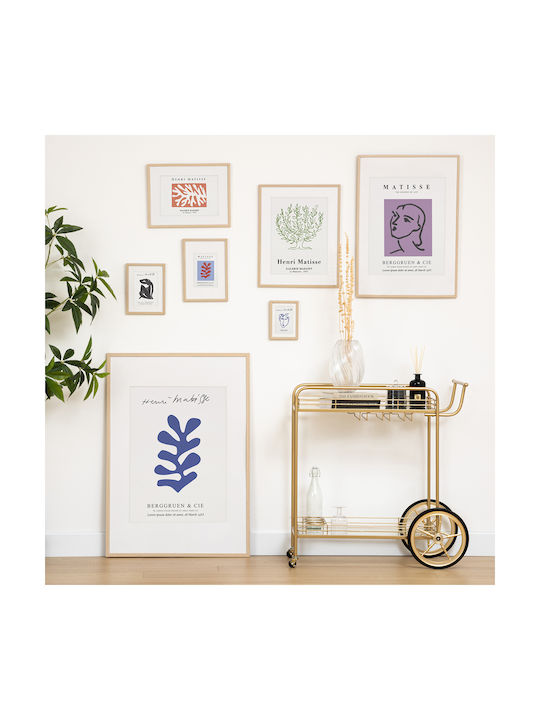 Manu Wooden Wall Photo Frame with Beige Frame
