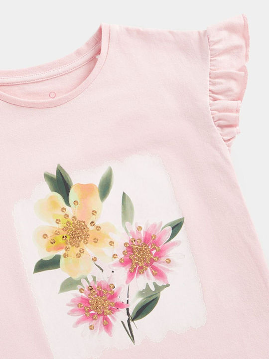 Kinderhemd Kurzarm Rosa
