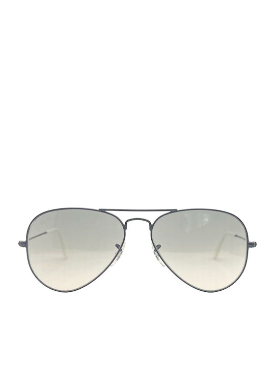 Ray Ban Aviator Unisex Γυαλιά Ηλίου με Μωβ Μεταλλικό Σκελετό και Γκρι Ντεγκραντέ Φακό RB3025 087/32