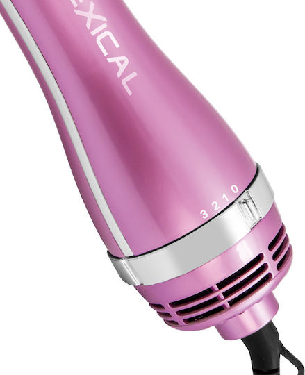 Lexical Keramik Elektrische Haarbürste mit Luft für Haarglättung und Locken 1200W