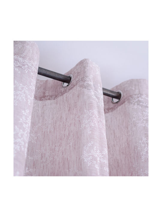My Home Luxury Vorhang mit Grommets Rosa 280x270cm