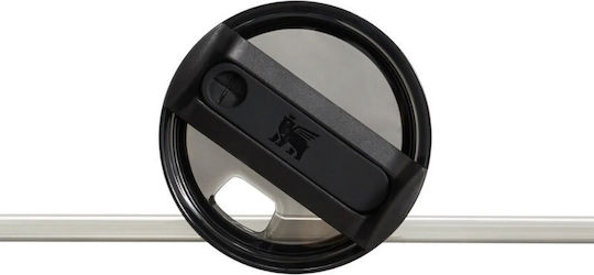 Stanley Quencher H2.0 FlowState Stainless Steel Thermos Glass BPA Free 590ml Black with Straw
