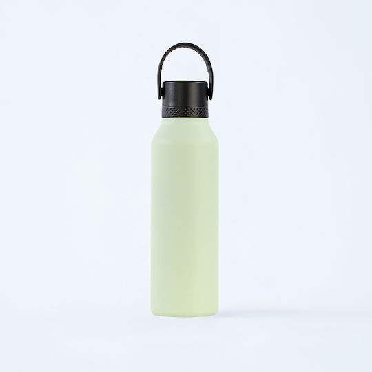 Runbott Runbott Thermosflasche Rostfreier Stahl BPA-frei 600ml Melone