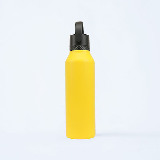 Runbott Sticlă Termos Oțel Inoxidabil Fără BPA 600ml Galben
