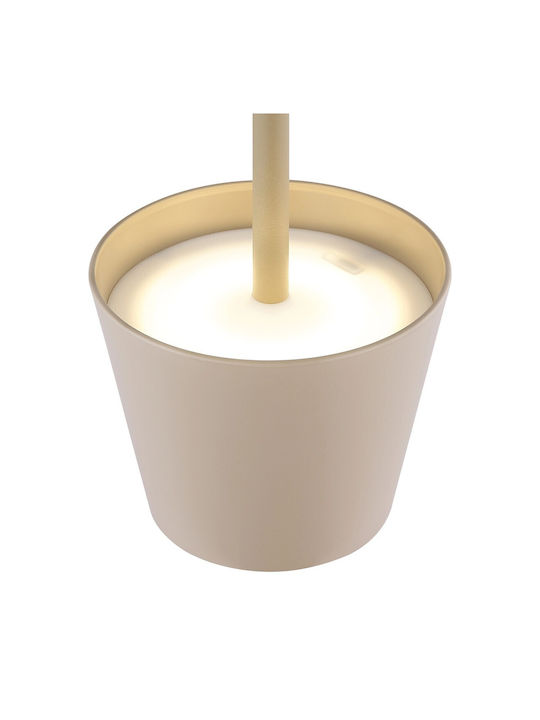 Globo Lighting Table Lamp with Beige Shade and Base