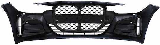 Front Bumper 3 F30/F31 11-19 G20 G80 M Look Black Chrome