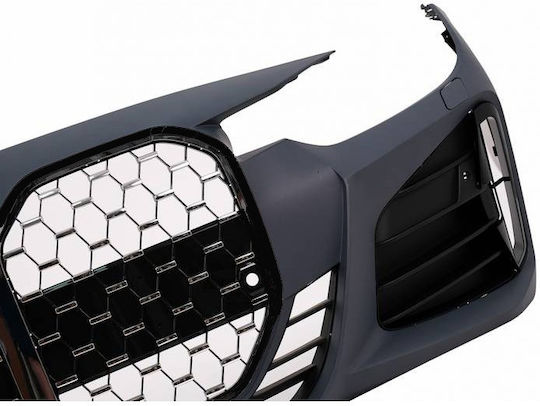 Front Bumper 3 F30/F31 11-19 G20 G80 M Look Black Chrome
