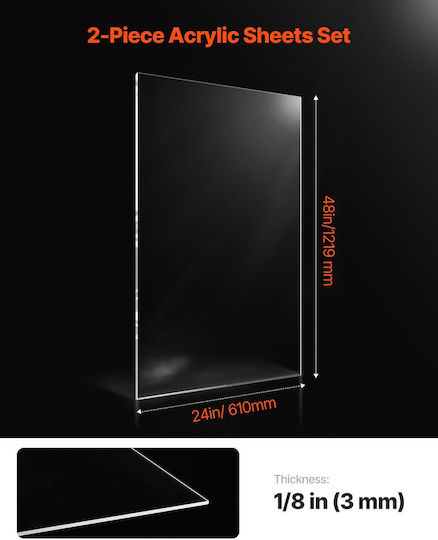 Polycarbonat Platte YJBL2448INCH0QWWWV0