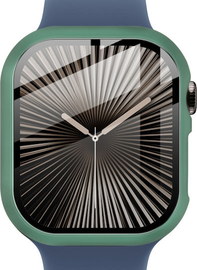 Apple Watch Series 10 46mm Imak Integrierte Uhrgehäusefolie Grün