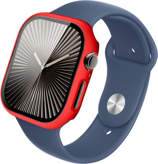 Apple Watch Series 10 46mm Imak Built-in Watch Case Film Red