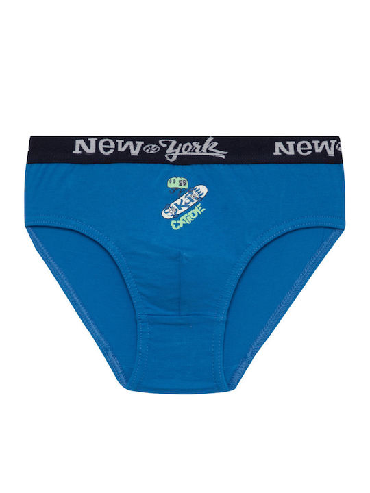 Minerva New York Σετ Παιδικά Βρακάκια Multicolour 3τμχ