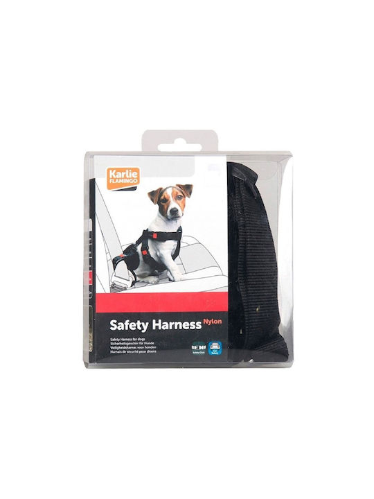 Flamingo Safety Harness Black 50-70cm