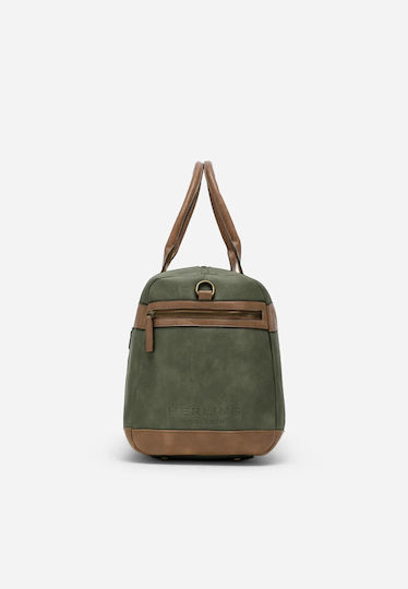 Herling Research Sack Voyage Green made of Artificial Leather