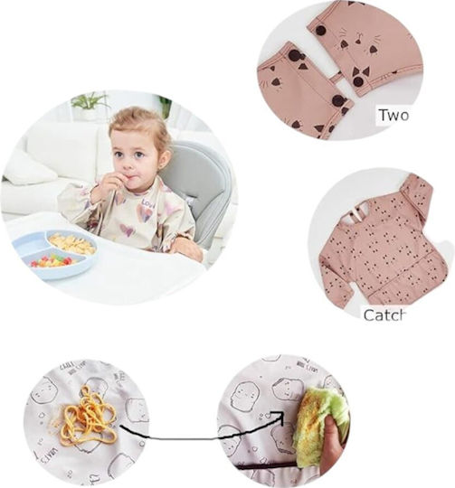 Queen Mother Pebbles Waterproof Coverall Fabric with Pocket & Sleeves Beige