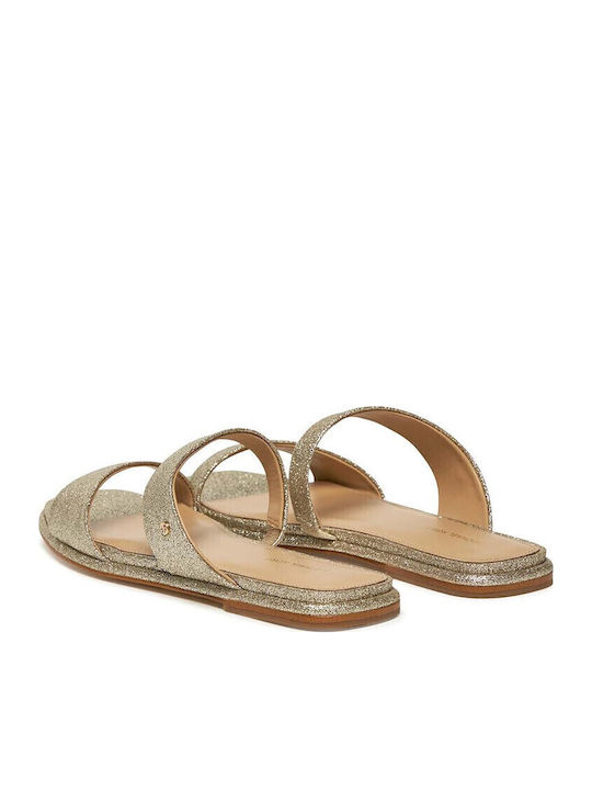 Jaida Women's Flat Sandals in Gold Color