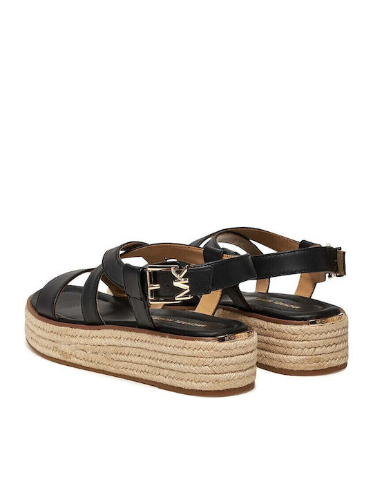 Lynn Women's Flat Sandals in Black Color