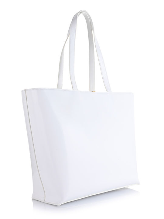 Geantă Tote De Damă Albă