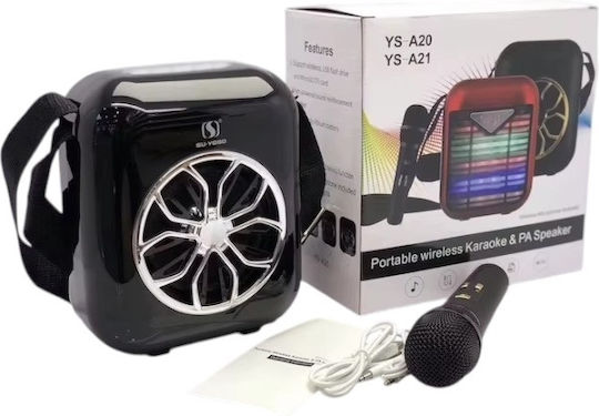 Boxă Karaoke cu Microfon Wireless YS-A20 887103_b Negru