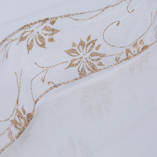 Eurolamp Christmas Ribbon Gold 500x2.7cm 1pc