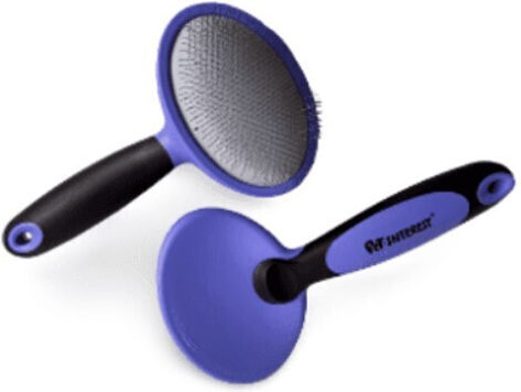 Pet Interest Slicker Brush Comb for Misc Hair Lengths for Coat Grooming Purple