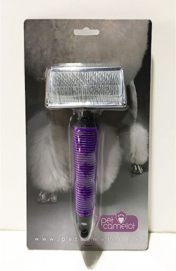 Pet Camelot Slicker Brush Large for Misc Hair Lengths for Coat Grooming