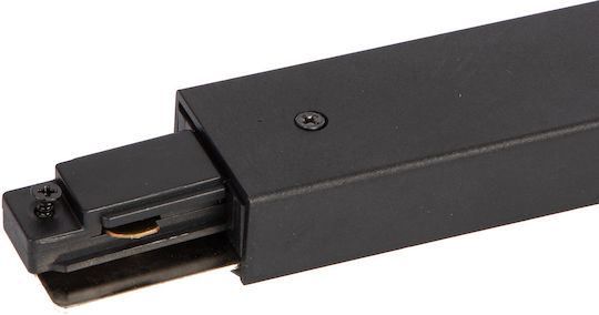 Gerader Verbinder Schwarze Schiene 1-Phasen + Zentrale Stromversorgung
