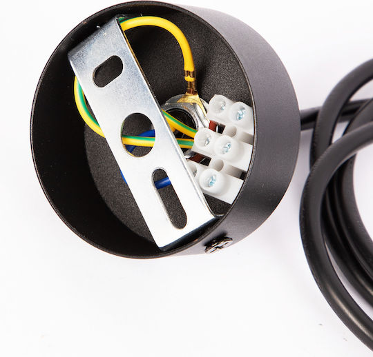 Power Supply Suspension Track Guide Black 1-circuit