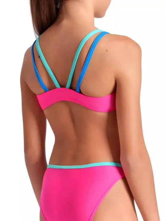 Arena Costum de baie pentru copii Bikini Freak Rose, Water Blue, China
