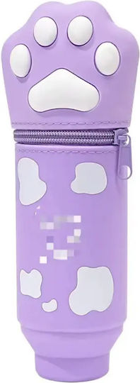 Starrydrip Starrydrip Purple Silicone Cylinder Pencil Case