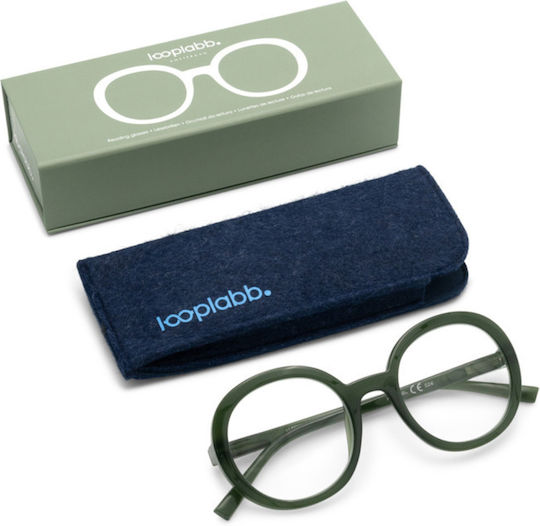 Looplabb Ochelari de citit +1.00 în culoarea Verde