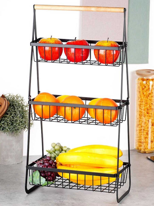 Vilde Fruitieră Metalic Negru