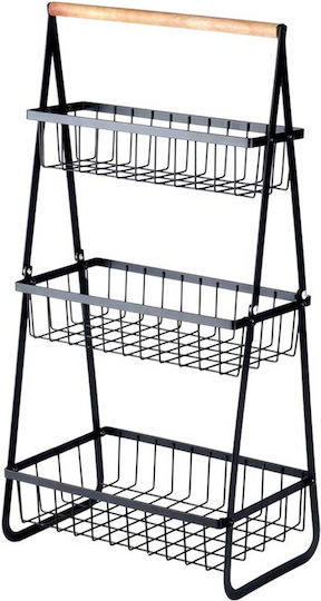 Vilde Obstschale Metallisch Schwarz
