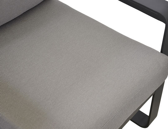 Garten- und Outdoor-Möbelsets Wohnzimmer Typsatz 4 Stück Aluminium mit Kissen Garten- und Outdoor-Möbelsets Wohnzimmer Typsatz 4 Stück Aluminium mit Kissen