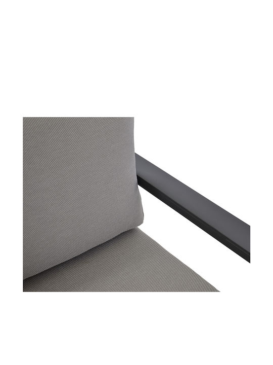 Garten- und Outdoor-Möbelsets Amalf 4 Stück Aluminium mit Kissen