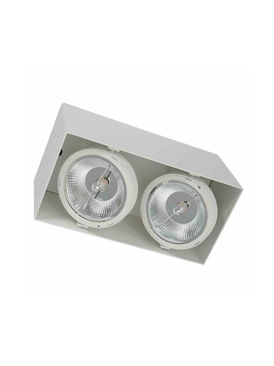 Eko Light Χωνευτό Σποτ με Ντουί GU10 Λευκό 1τμχ