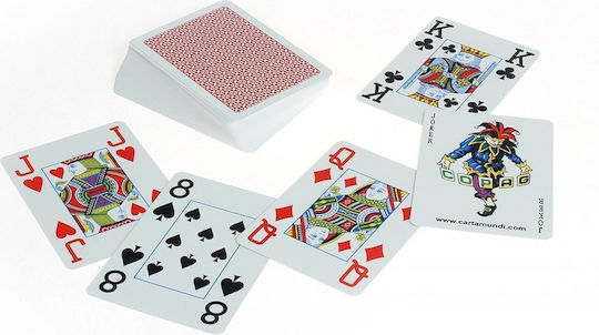 Cartamundi Copag Poker Pachet de cărți Plastifiată pentru Poker Roșie