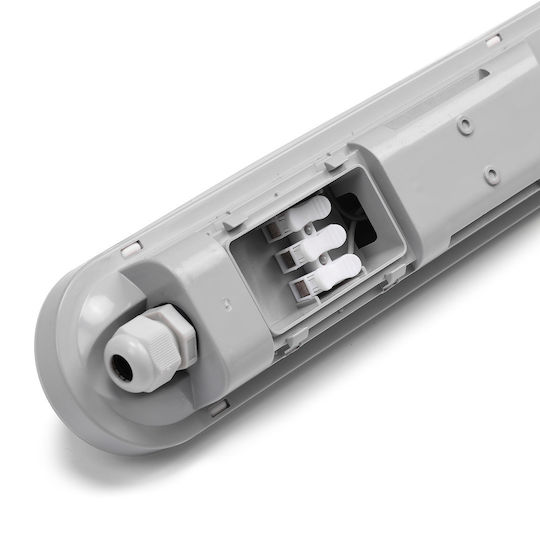 Led Hermetic Fixture Gin 48w 150cm 5200lm 4000k Ip65