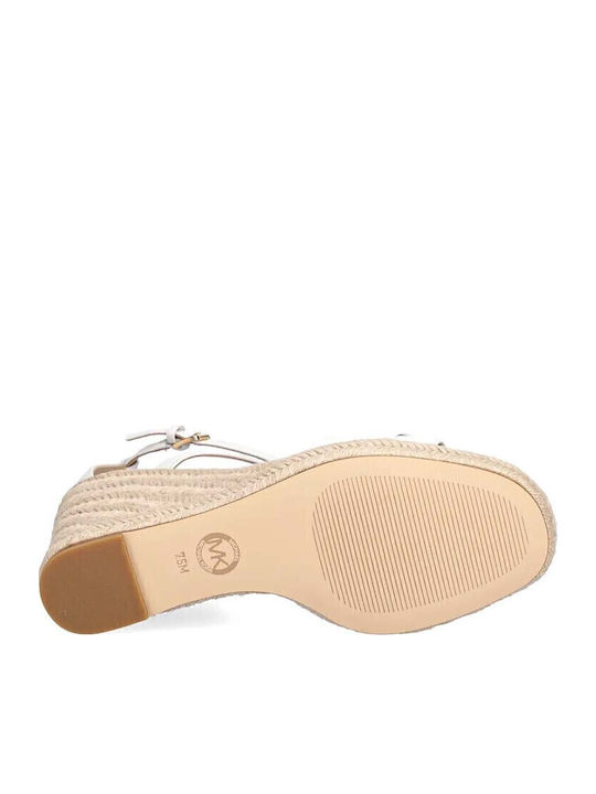 Mandy Wedge Damenplattformen Weiß