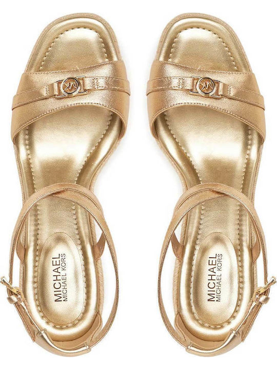 Mandy Wedge Women's Platform Shoes Gold